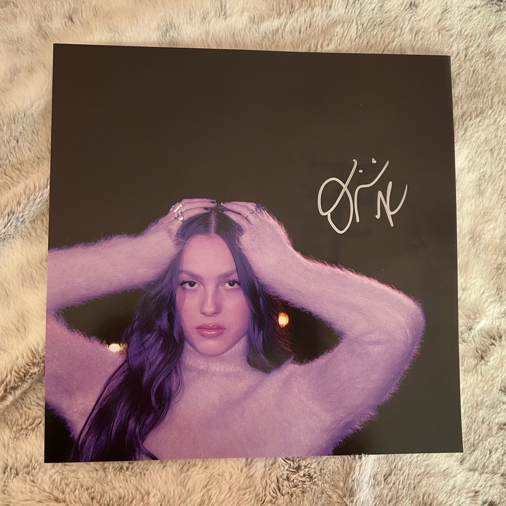 Olivia Rodrigo Guts vinyl signed